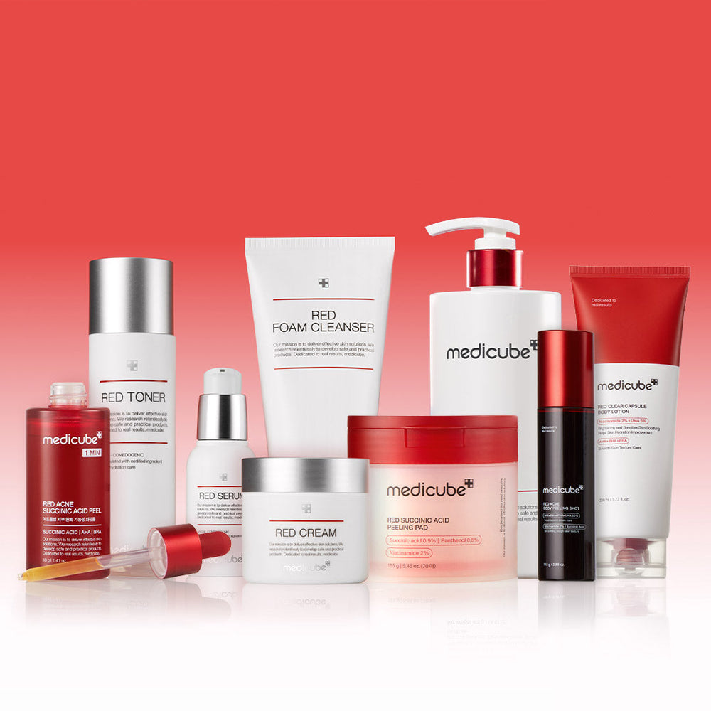 Red Line Ultimate Face & Body Care Set - Medicube Value Deal