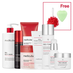 Red Line Ultimate Face & Body Care Set - Medicube Value Deal
