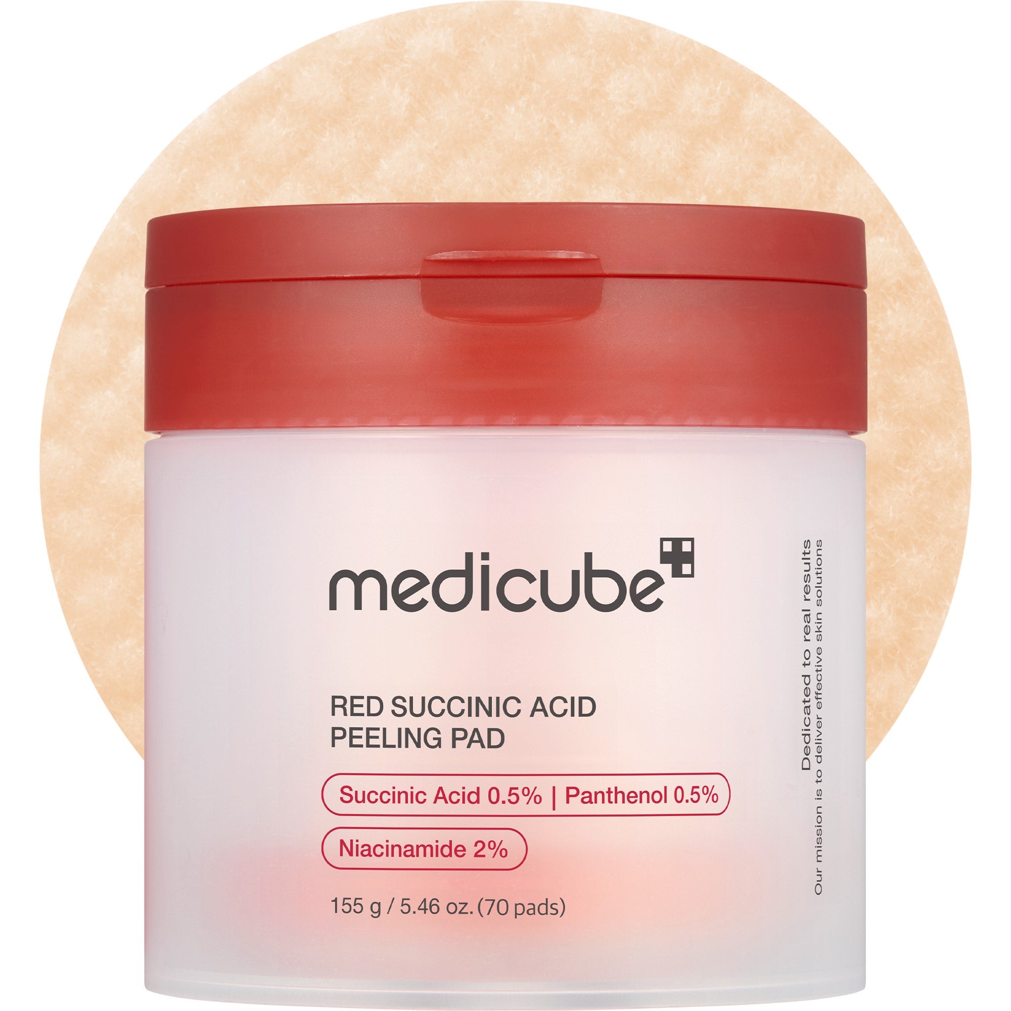 Red Succinic Acid Panthenol Pads - Medicube Value Deal