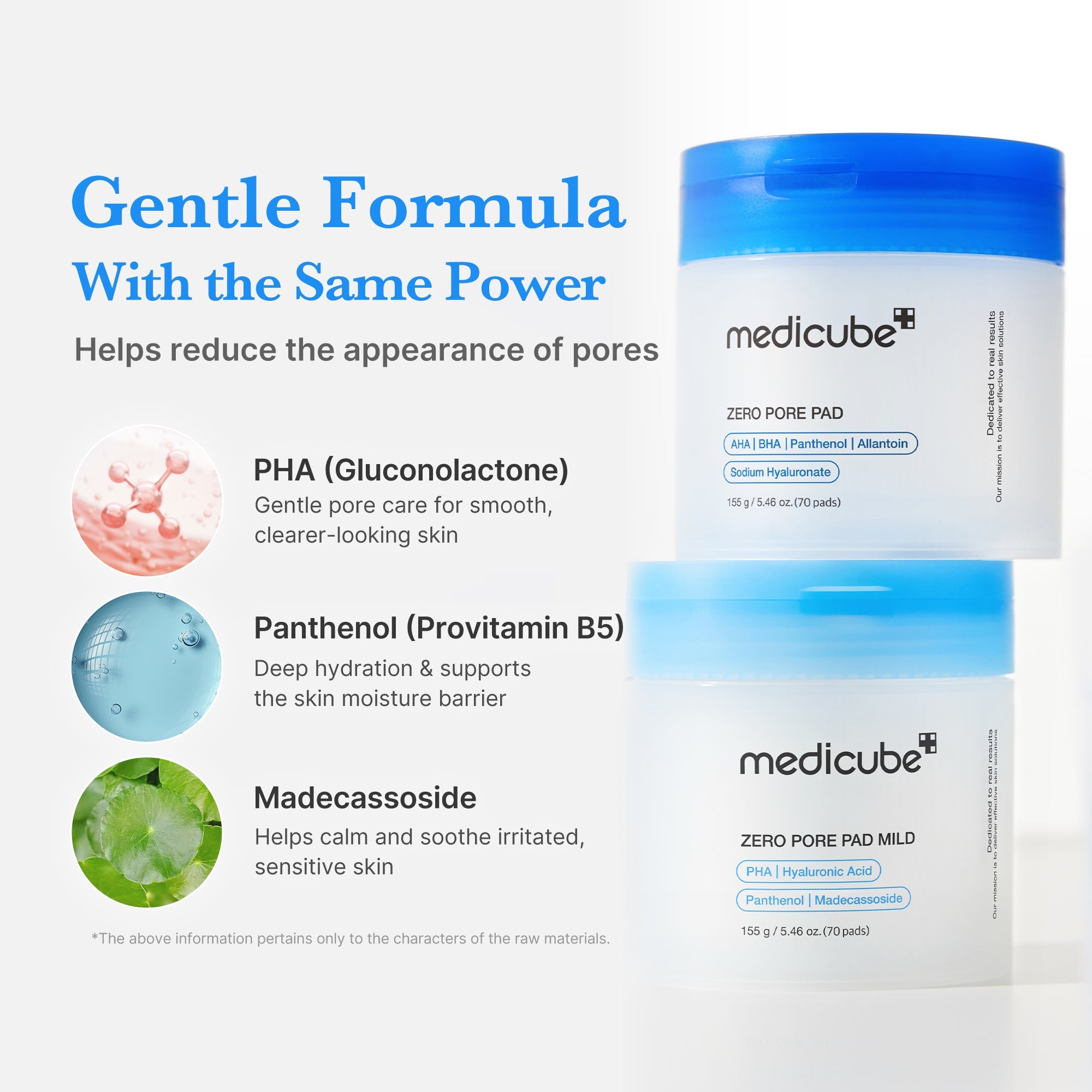 Zero Pore Madecassoside Pads (Mild) - Medicube Sale