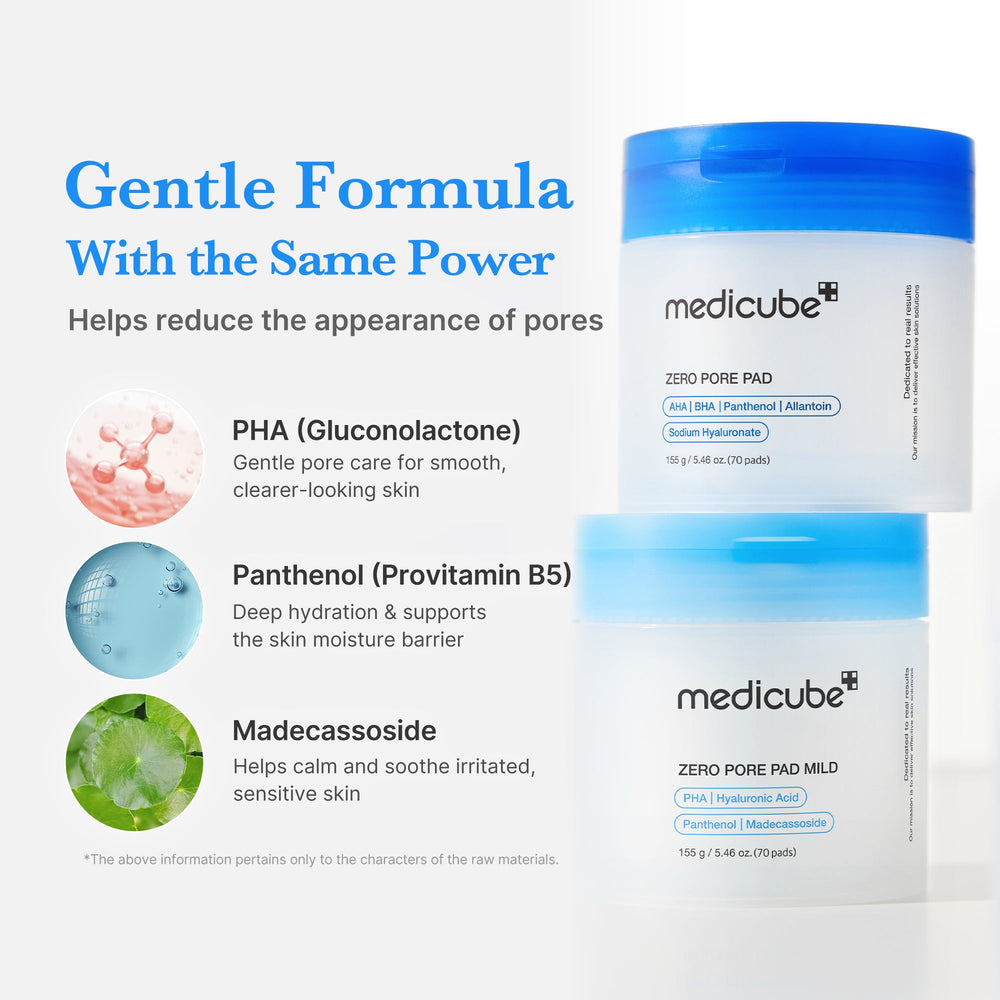 [Subscr.] Zero Pore Madecassoside Pads (Mild) - Medicube Savings