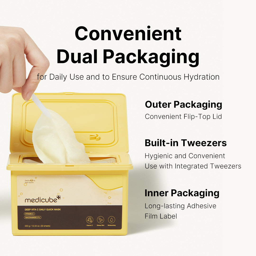Deep Vita C Daily Quick Masks - Medicube Special Offer