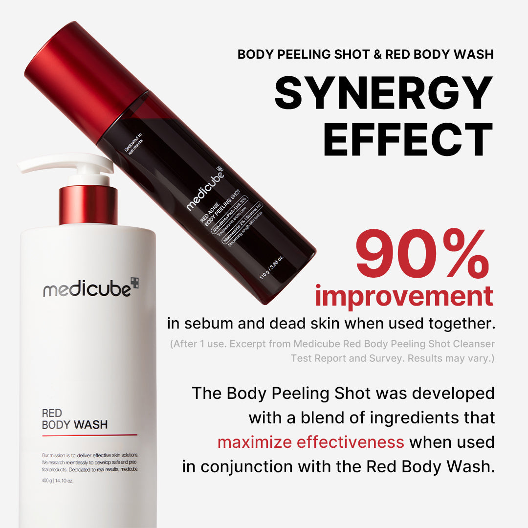 [Subscr.] Red Body Peeling Shot Cleanser - Medicube On Sale
