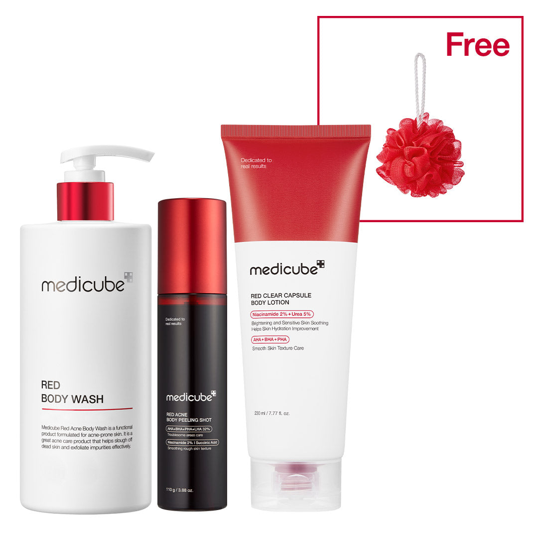 Red Glow Body Essentials - Medicube Exclusive Deal