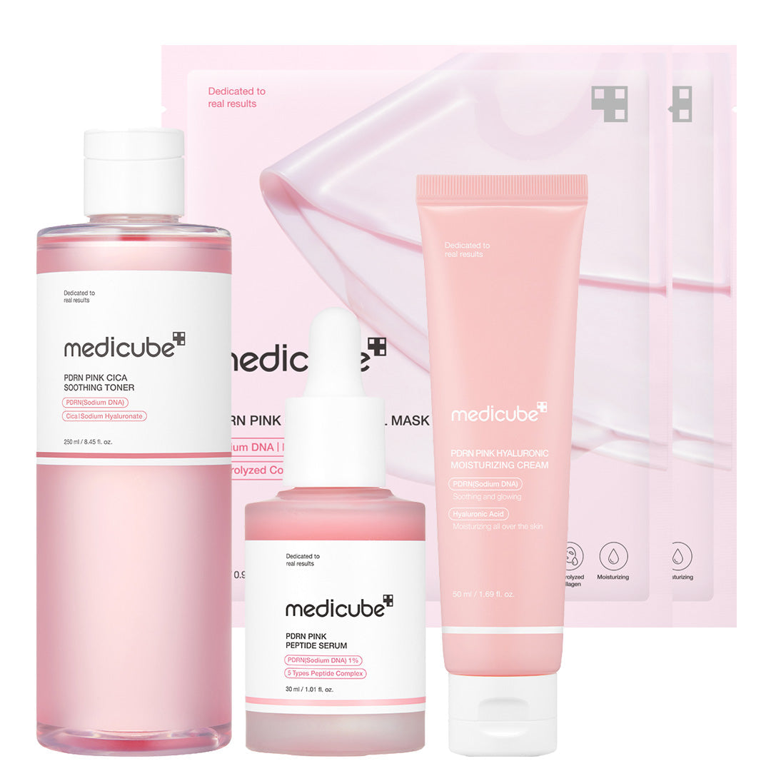 PDRN Pink Glow Full Set - Medicube On Sale