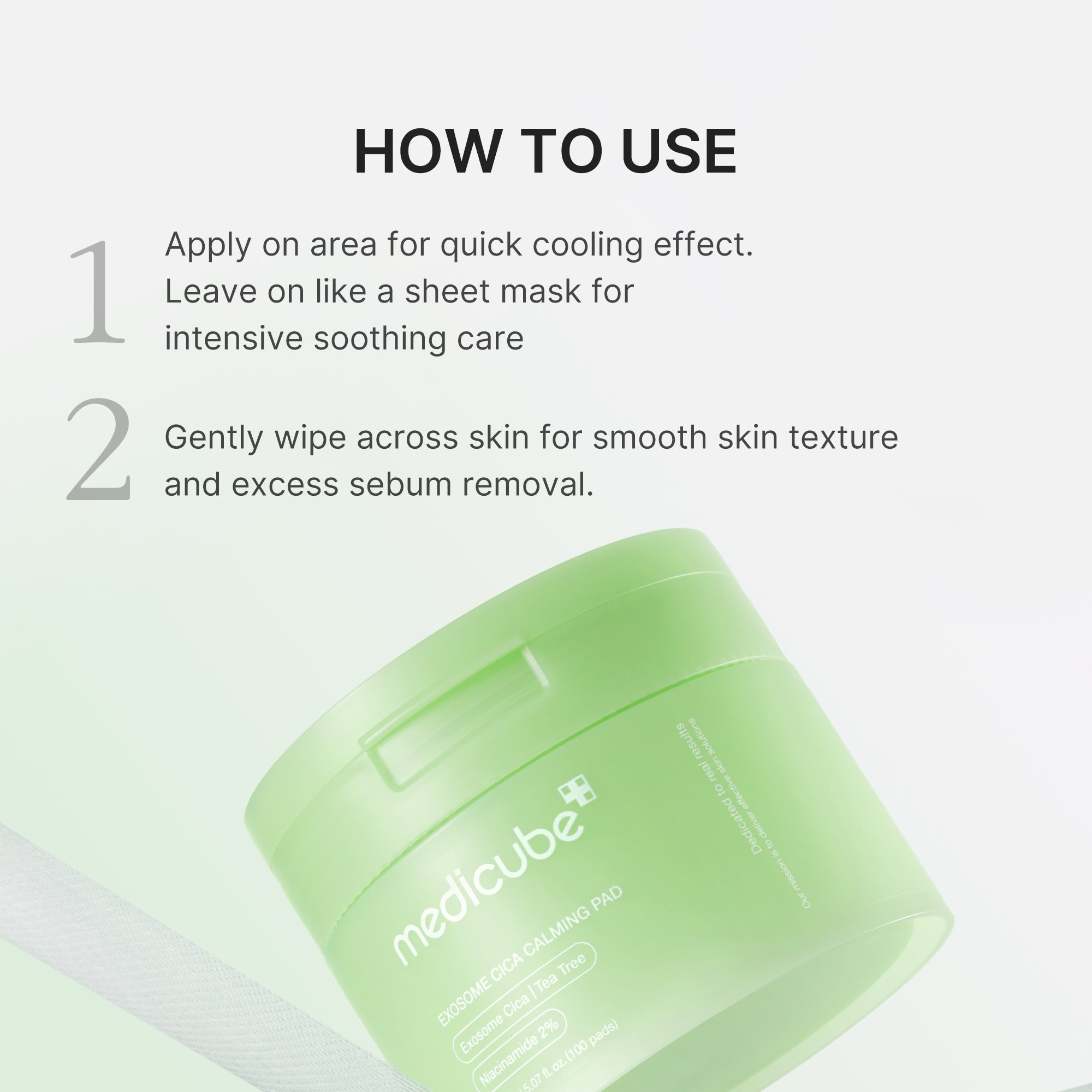 Exosome Cica Calming Toner Pads - Medicube Bargain