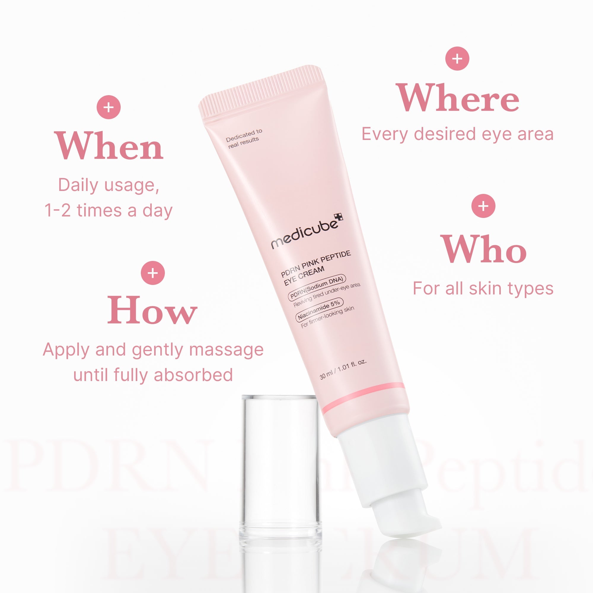 PDRN Pink Peptide Eye Cream - Medicube Savings