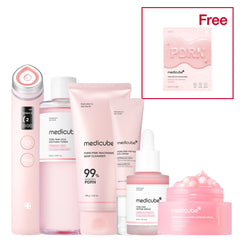 PDRN Pink Glow Home Aesthetic Full Set - Medicube Value Deal