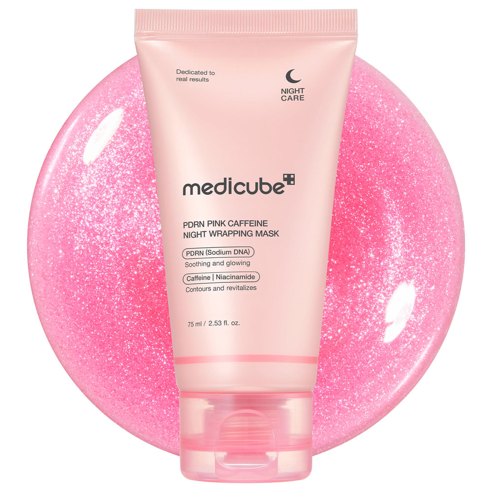PDRN Pink Caffeine Overnight Wrapping Mask - Medicube Value Deal