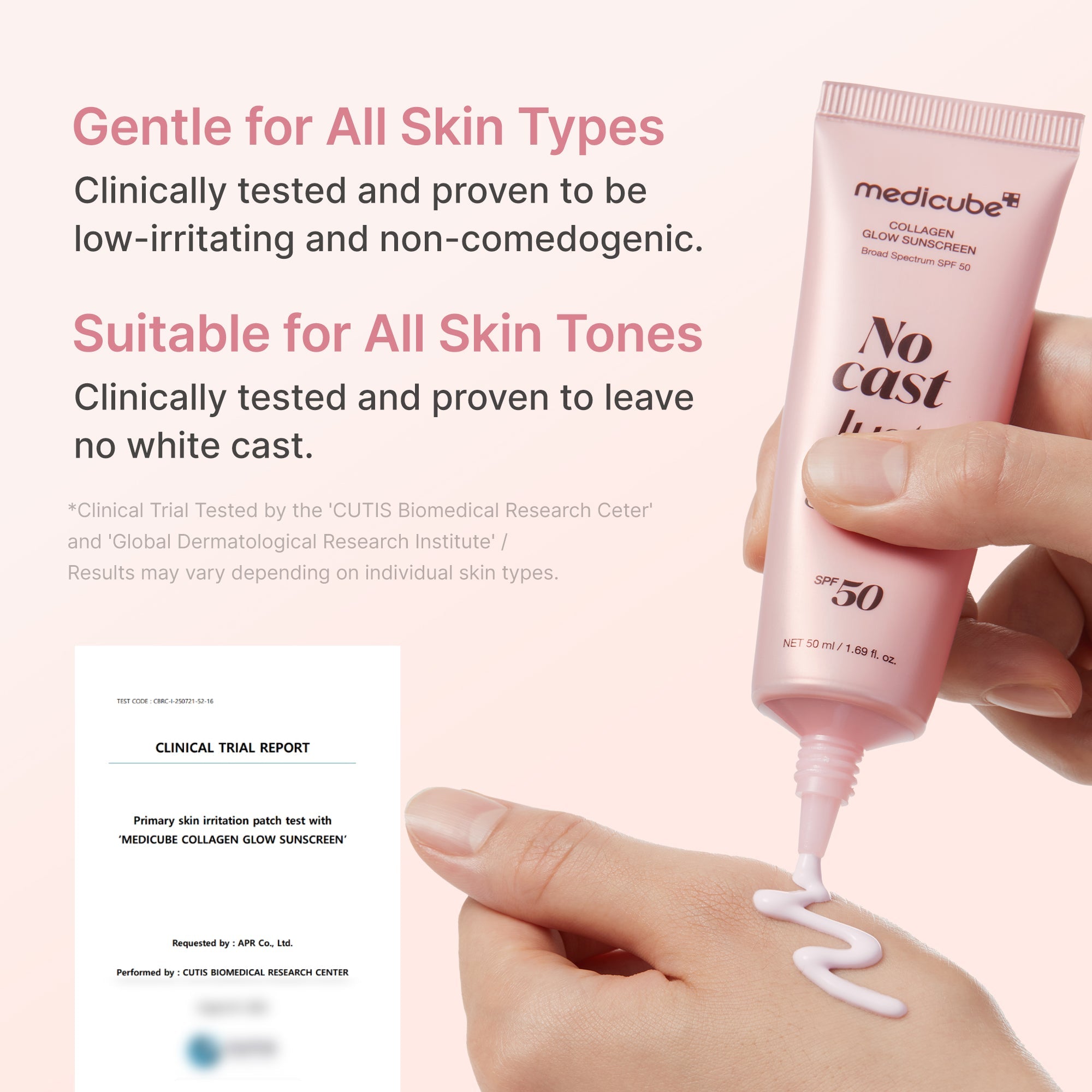 No Cast Just Glow Collagen Sunscreen - Medicube Sale