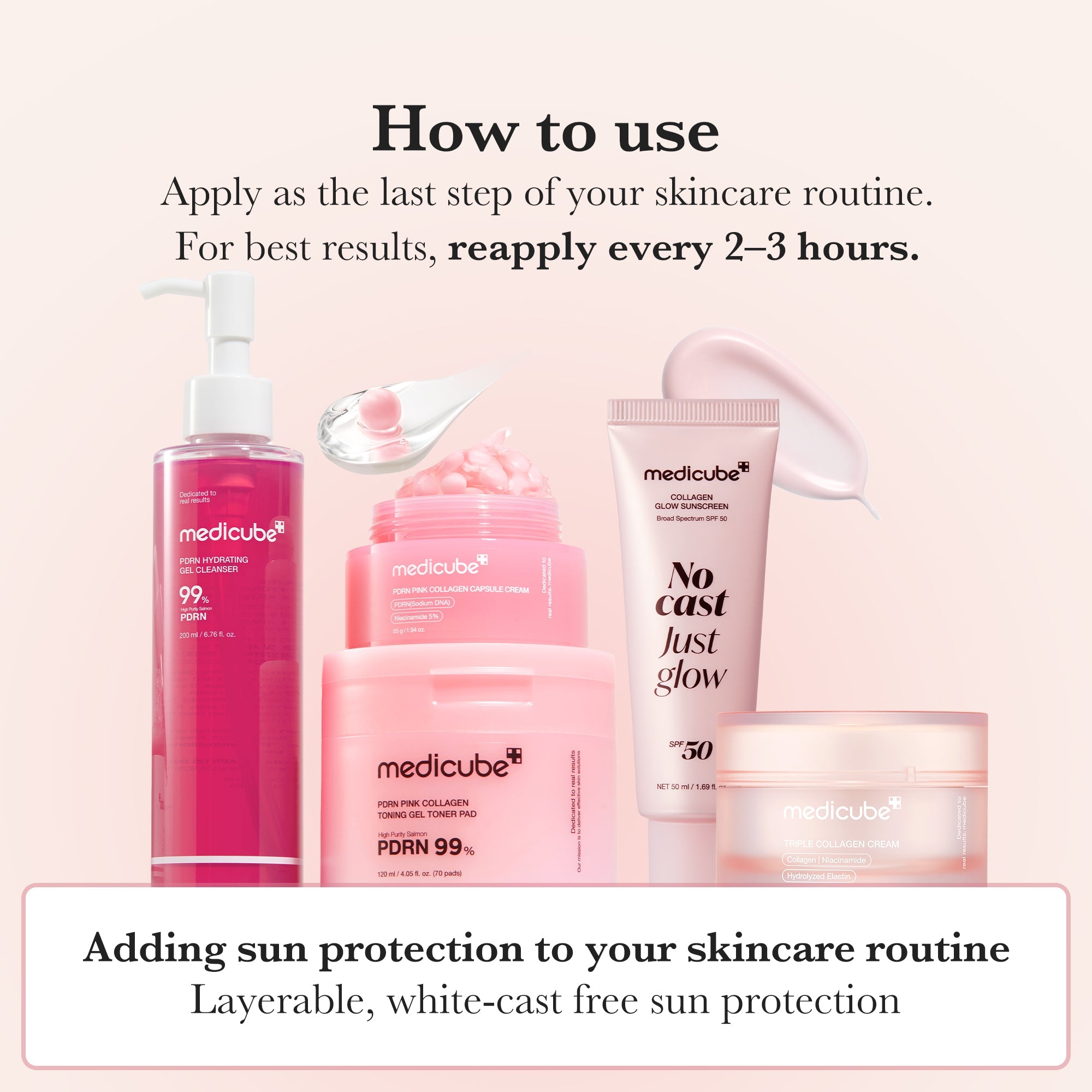 No Cast Just Glow Collagen Sunscreen - Medicube Sale