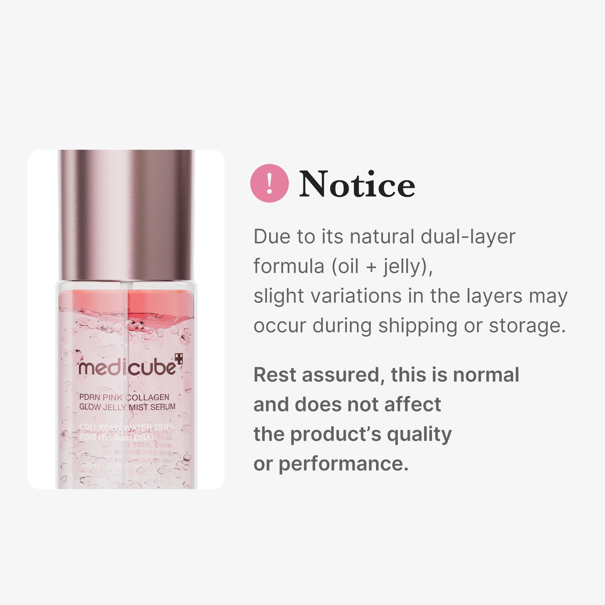 PDRN Pink Collagen Glow Jelly Mist Serum - Medicube Sale