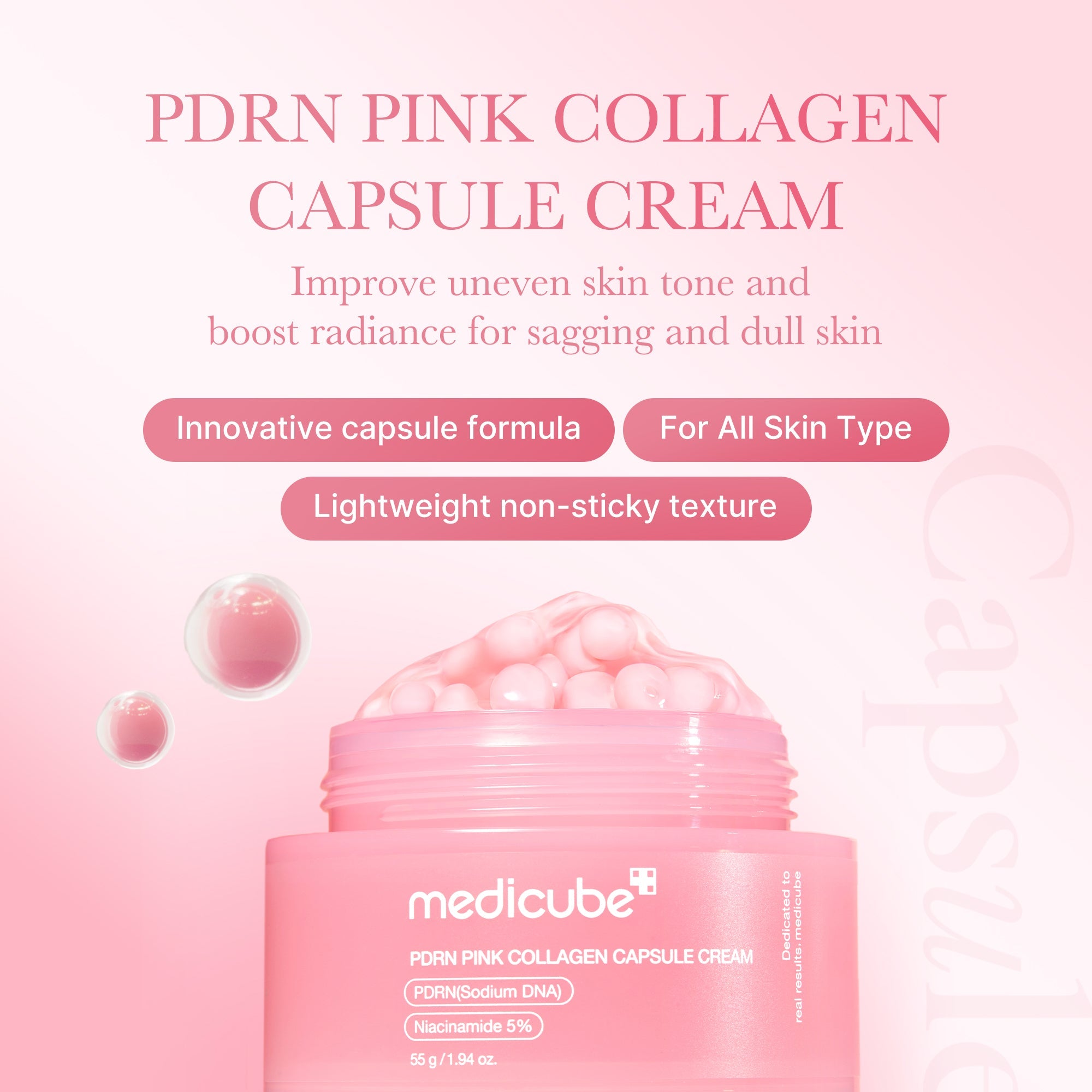 [Subscr.] PDRN Pink Collagen Capsule Cream - Medicube Exclusive Deal