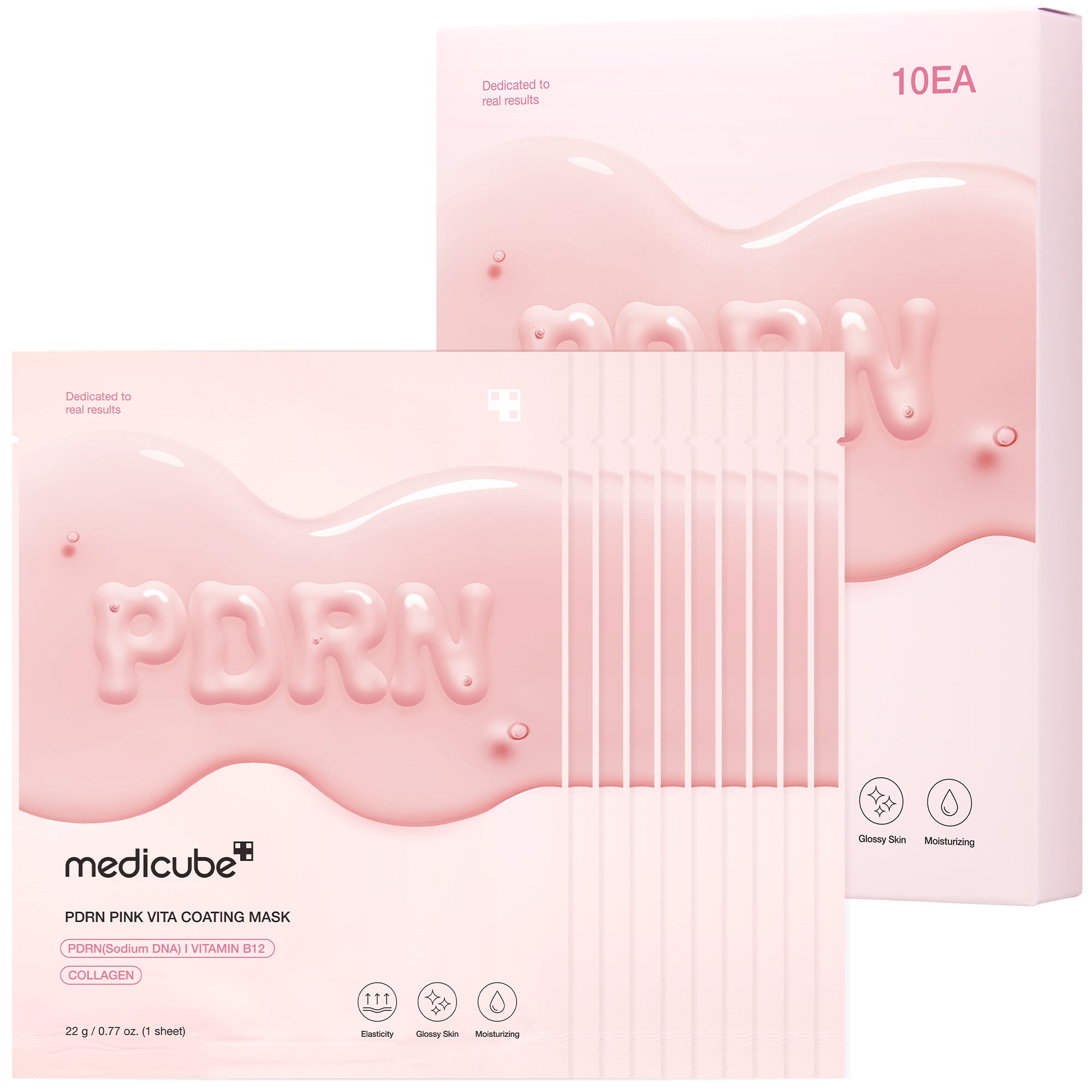 [Subscr.] PDRN Pink Vita Coating Sheet Mask - Medicube Special Offer