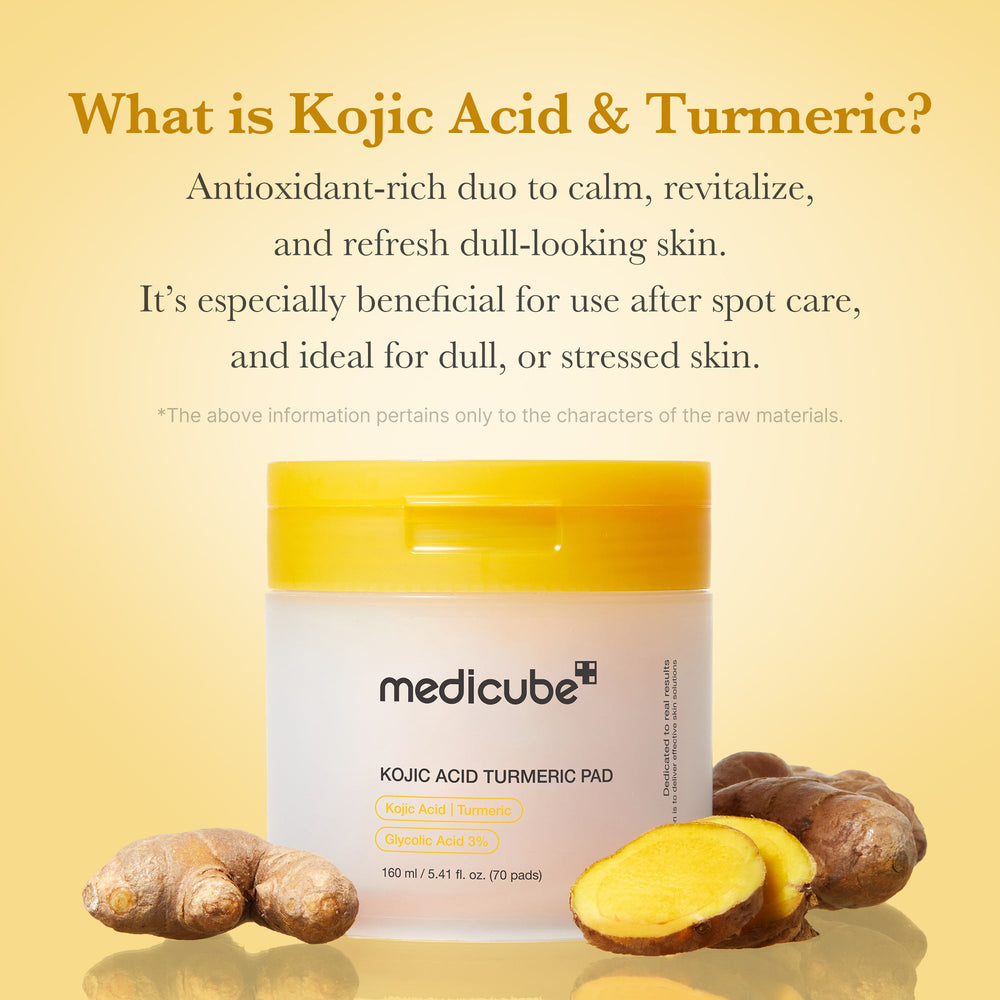 [Subscr.] Kojic Acid Tumeric Toner Pad - Medicube Outlets