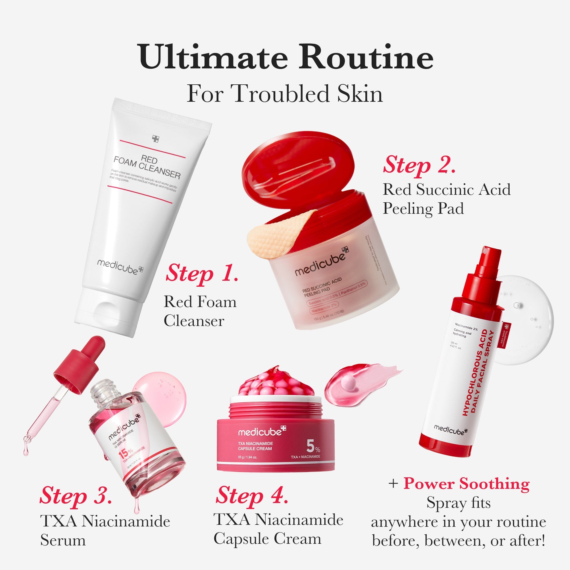 [Subscr.] Red Foam Cleanser - Medicube On Sale