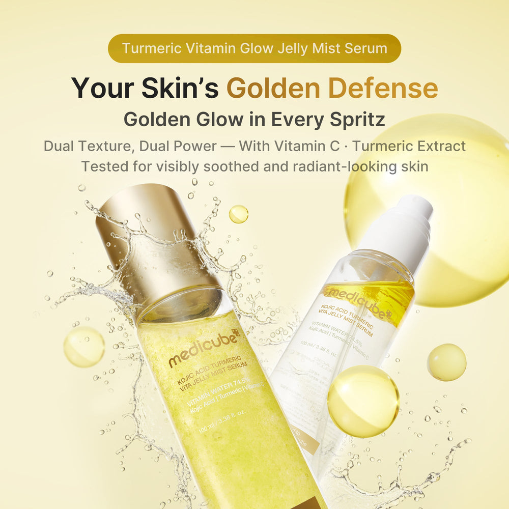 Kojic Acid Turmeric Vitamin Gold Jelly Mist Serum - Medicube On Sale