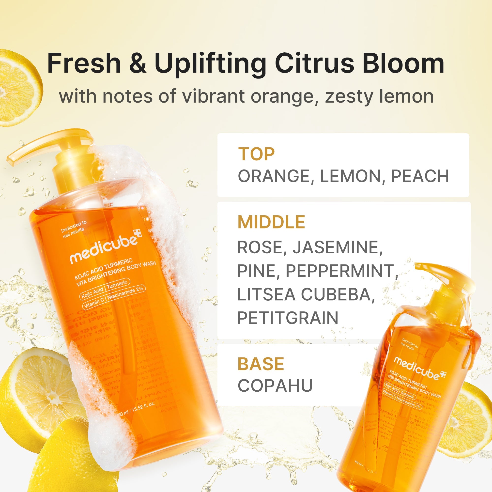 Kojic Acid Turmeric Brightening Body Wash - Medicube Value Deal