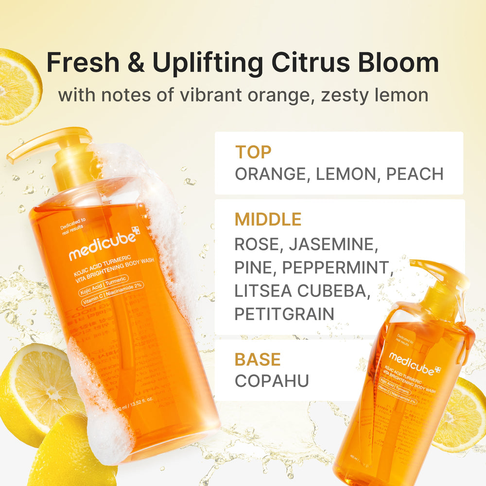 Kojic Acid Turmeric Brightening Body Wash - Medicube Value Deal