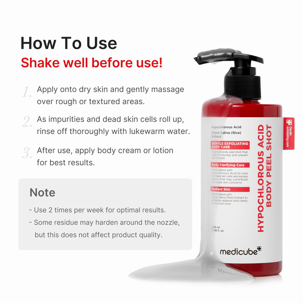 Hypochlorous Acid Rice Body Peel Shot - Medicube Hot Deal