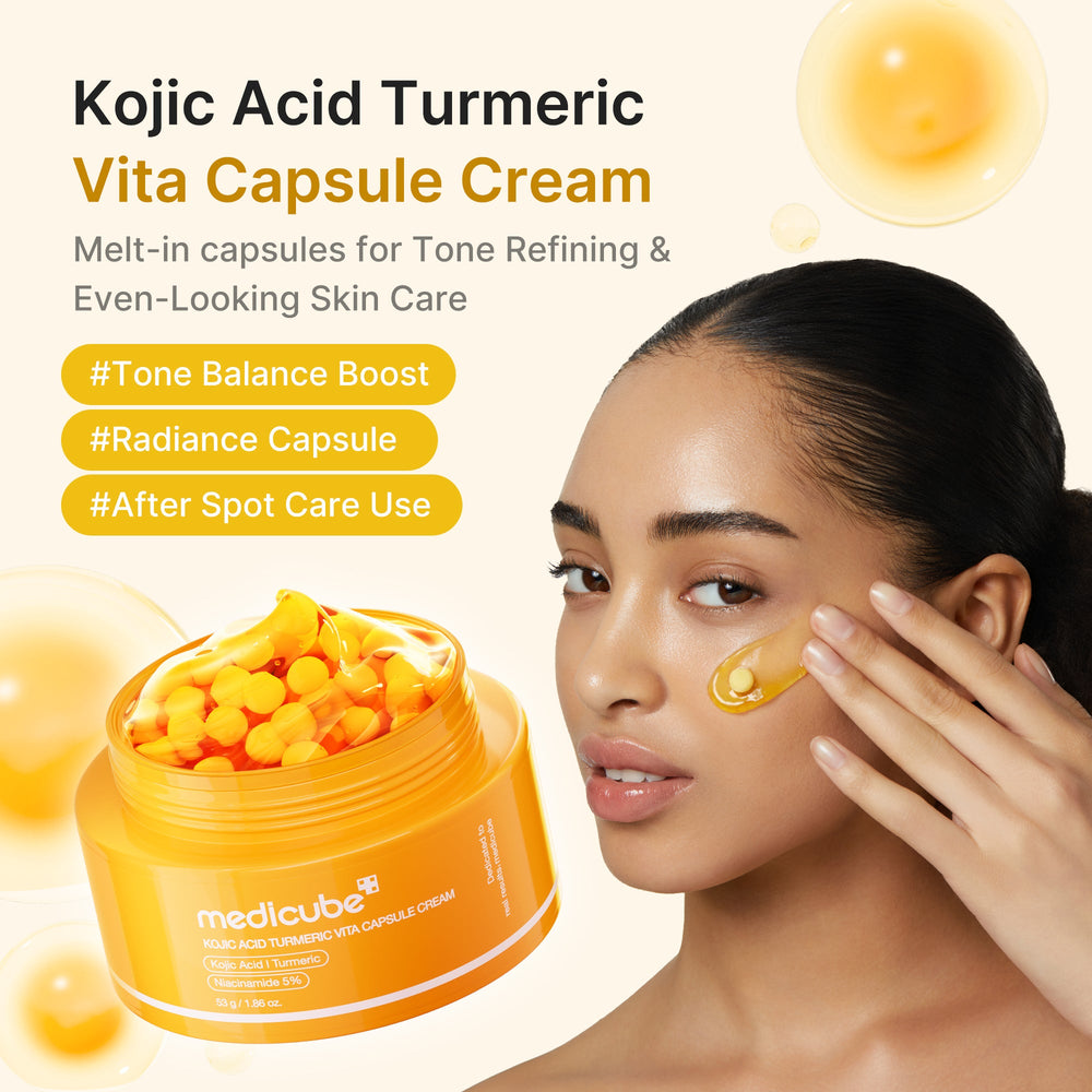 Kojic Acid Turmeric Vita Capsule Cream - Medicube Limited Offer