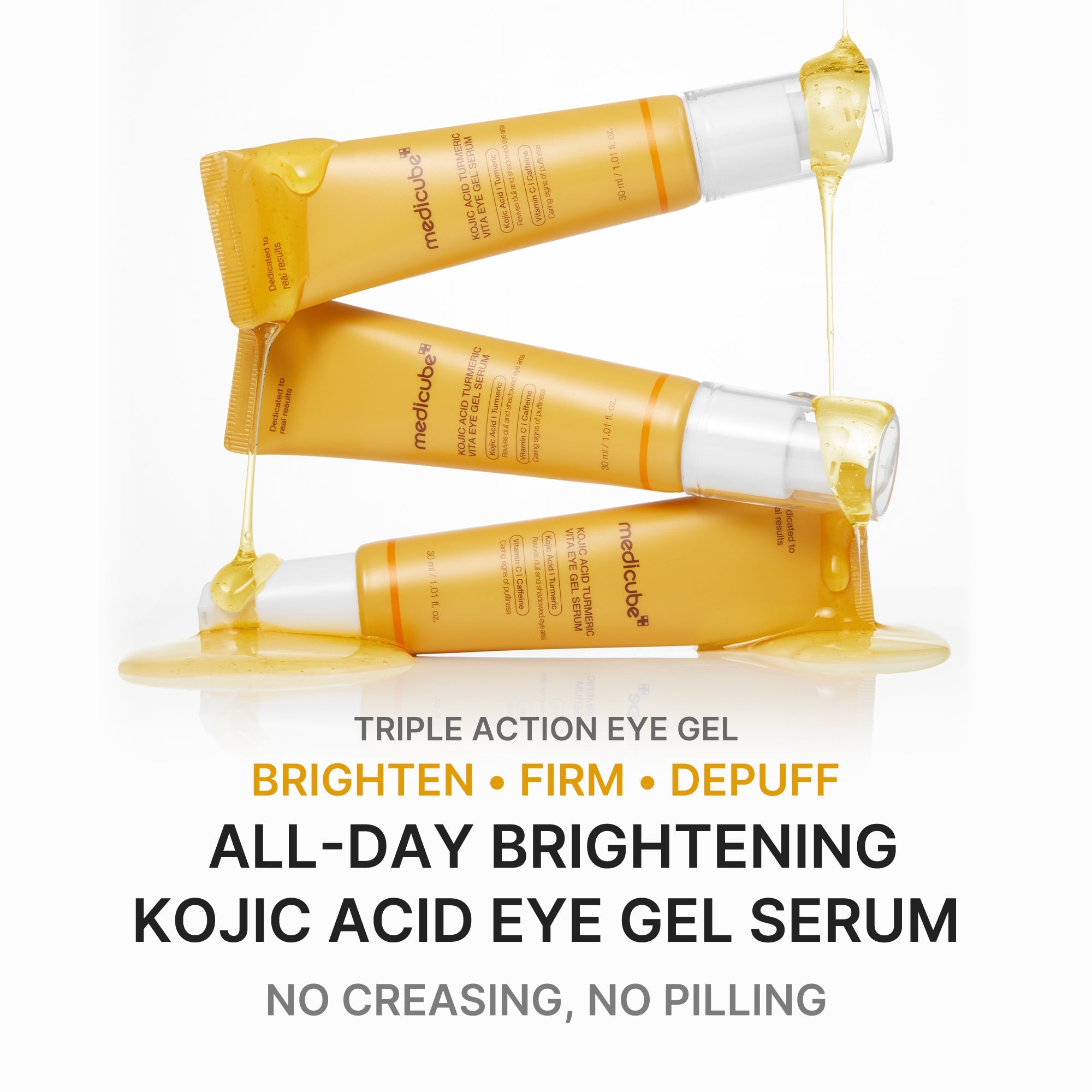 Kojic Acid Tumeric Eye Gel Serum - Medicube Exclusive Deal