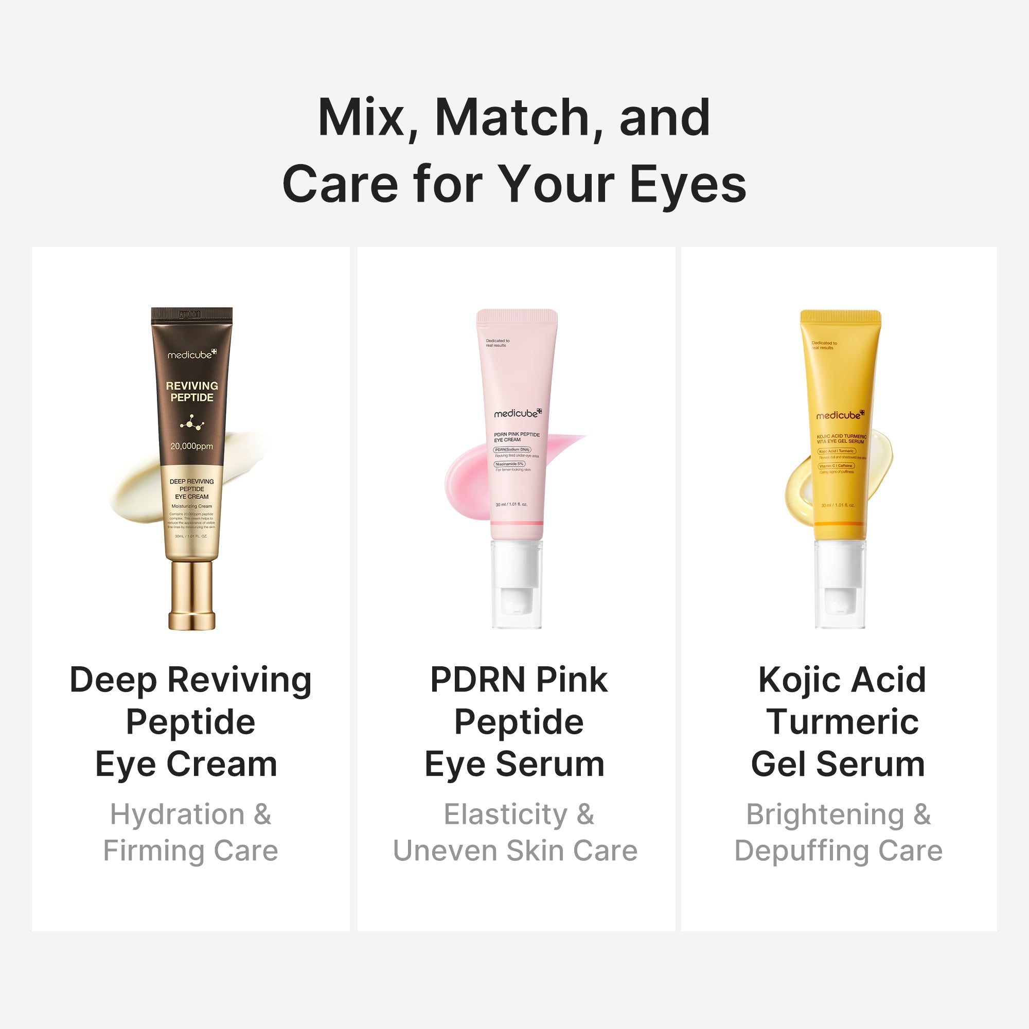 Kojic Acid Tumeric Eye Gel Serum - Medicube Exclusive Deal