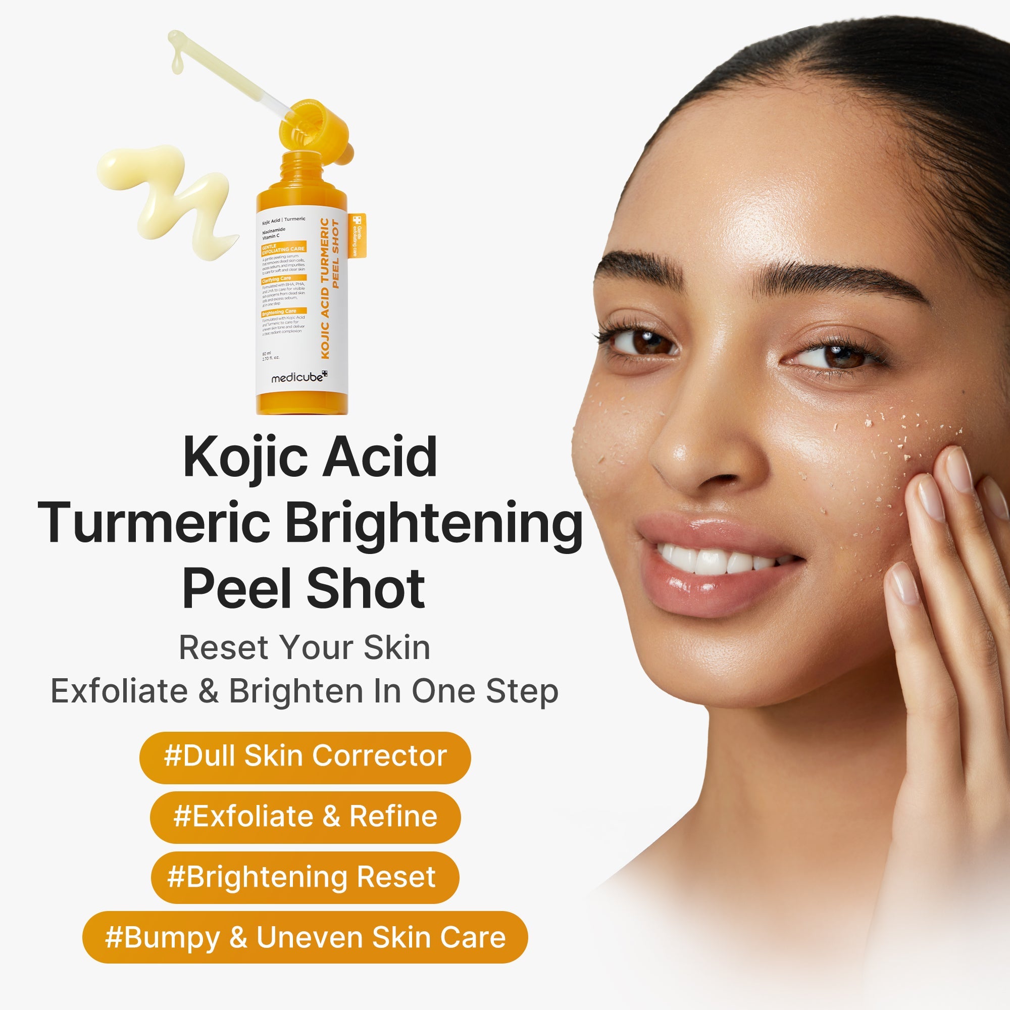 Kojic Acid Turmeric Peel Shot - Medicube Outlets
