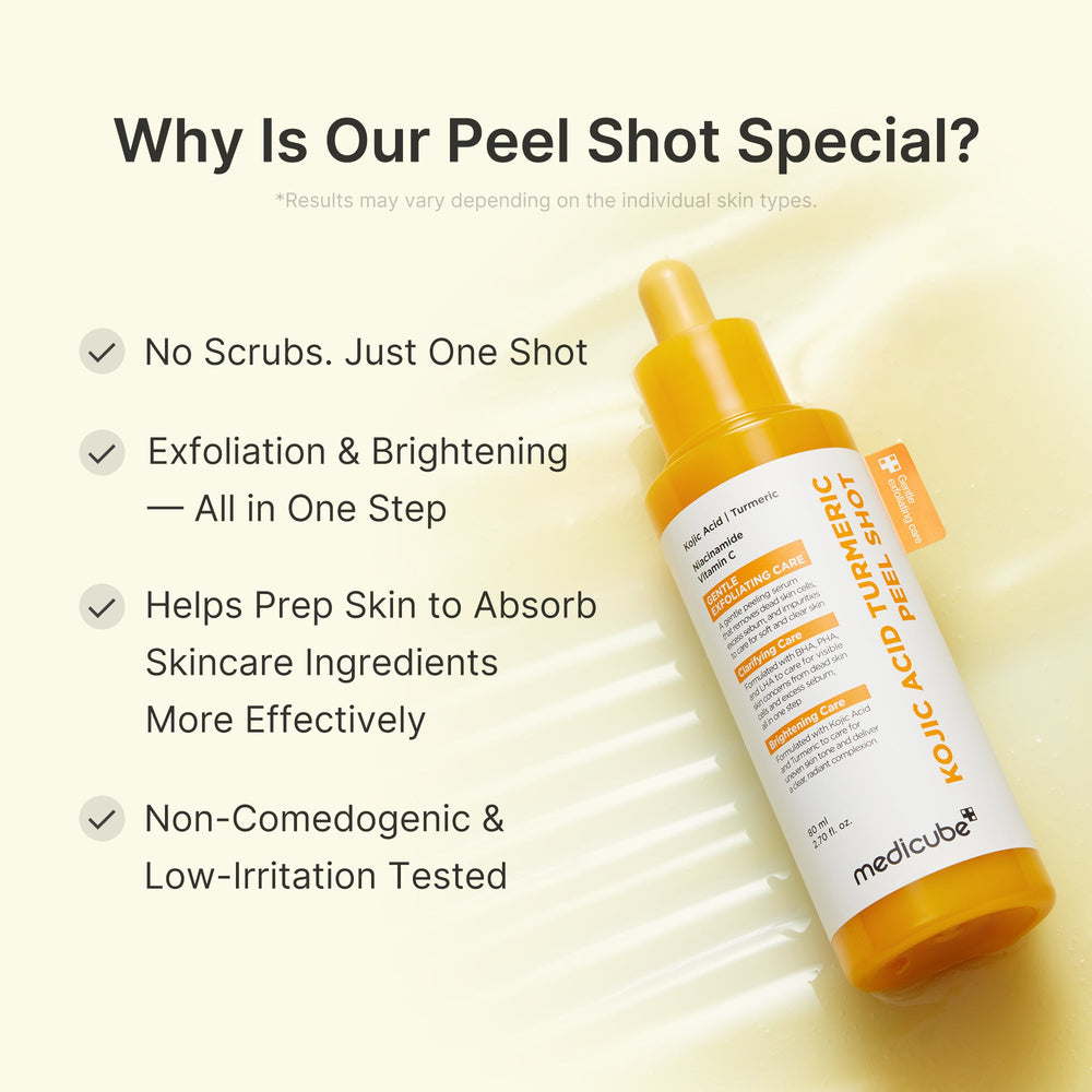 Kojic Acid Turmeric Peel Shot - Medicube Outlets