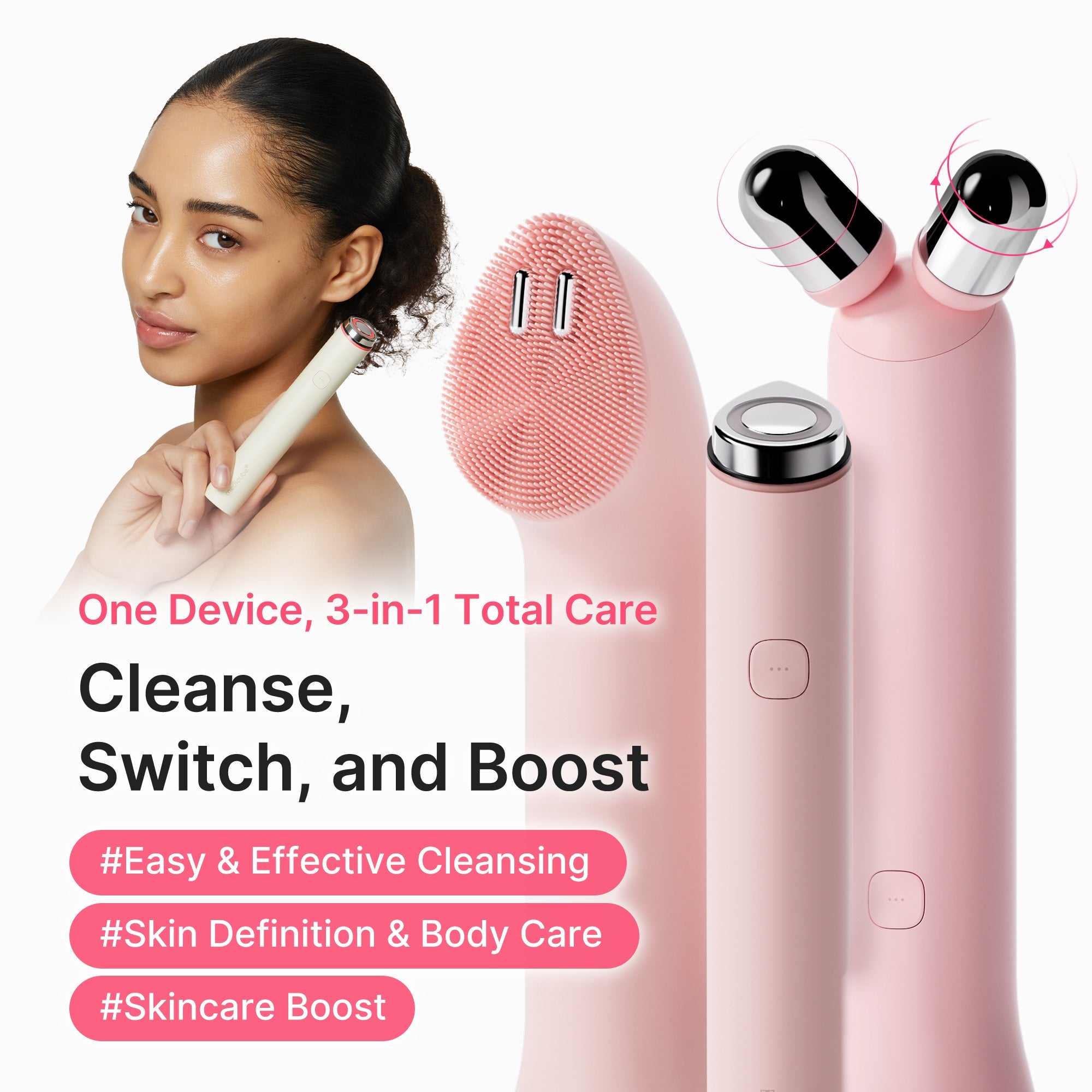 medicube Mini Booster Pro Plus | 3-in-1 Korean Facial Device - Medicube Hot Deal