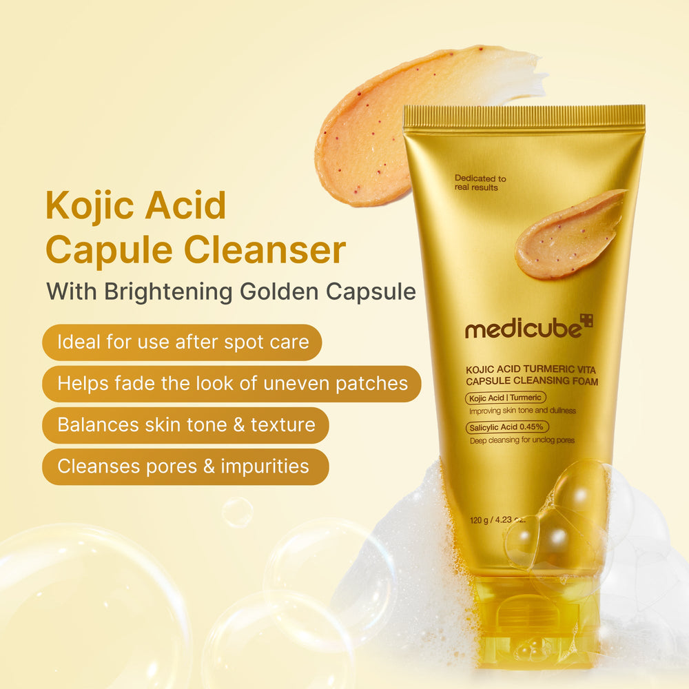 Kojic Acid Turmeric Vita Capsule Foam Cleanser - Medicube Sale
