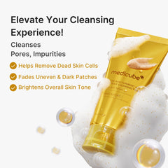Kojic Acid Turmeric Vita Capsule Foam Cleanser - Medicube Sale