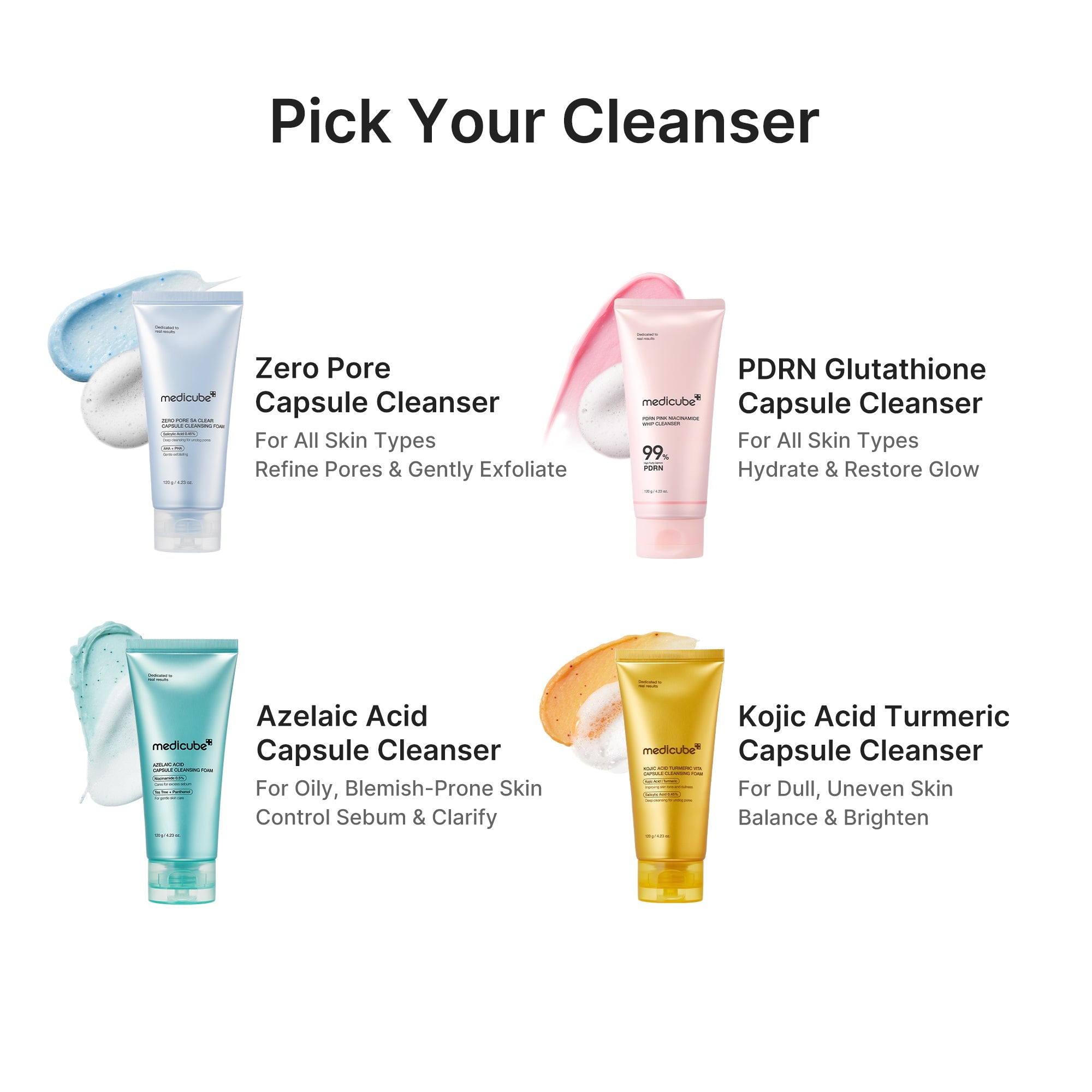 Kojic Acid Turmeric Vita Capsule Foam Cleanser - Medicube Sale