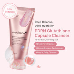PDRN Pink Glutathione Capsule Foam Cleanser - Medicube Exclusive Deal