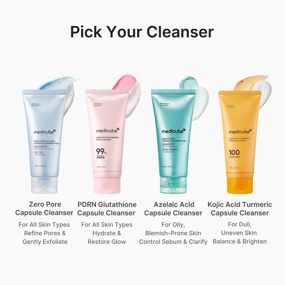 PDRN Pink Glutathione Capsule Foam Cleanser - Medicube Exclusive Deal